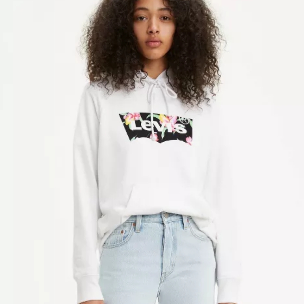 Levis Floral Logo Graphic Hoodie